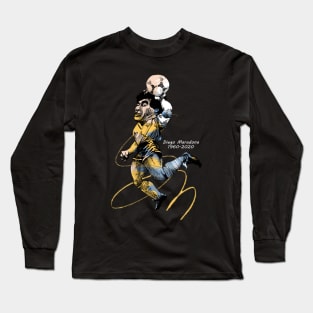 maradona towards the hand of god Long Sleeve T-Shirt